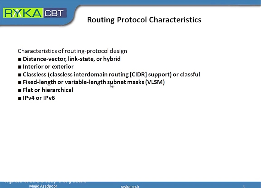 CCDA 640-864-10. Routing Protocols-1