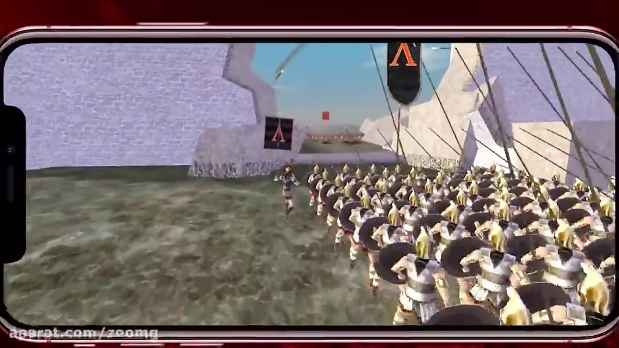 گیم پلی بازی Rome: Total War روی آیفون