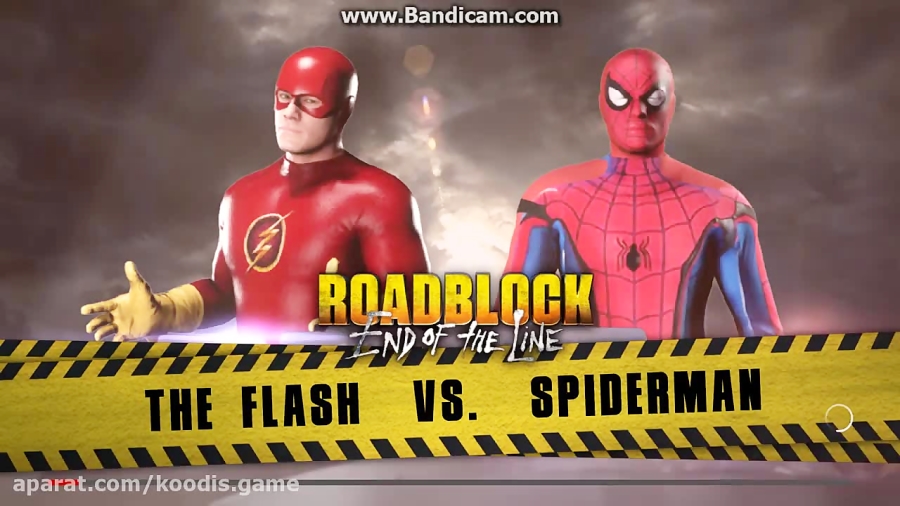 the flash VS spiderman