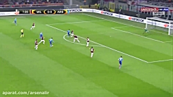 آث میلان 0-2 آرسنال