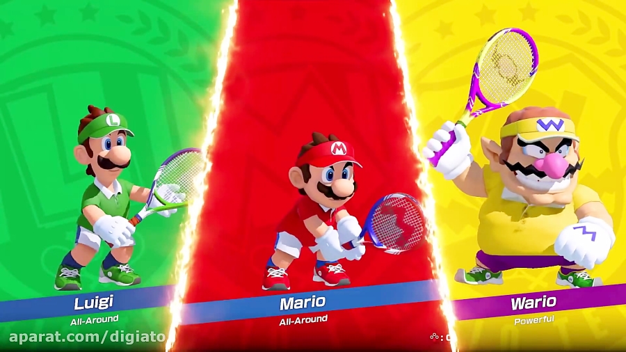 نمایش مفصل از بازی Mario Tennis Aces
