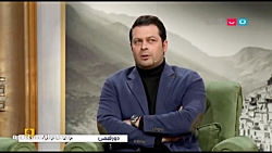 مستانه مهاجر و پژمان بازغی در دورهمی مستانه مهاجر و پژمان با...