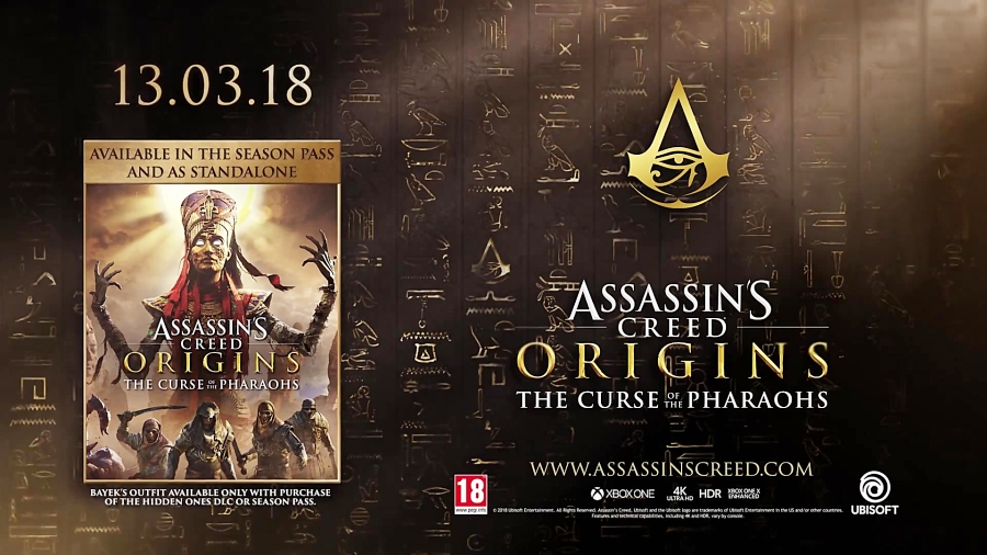 تریلر لانچ Assassins Creed Origins Curse of the Pharaoh