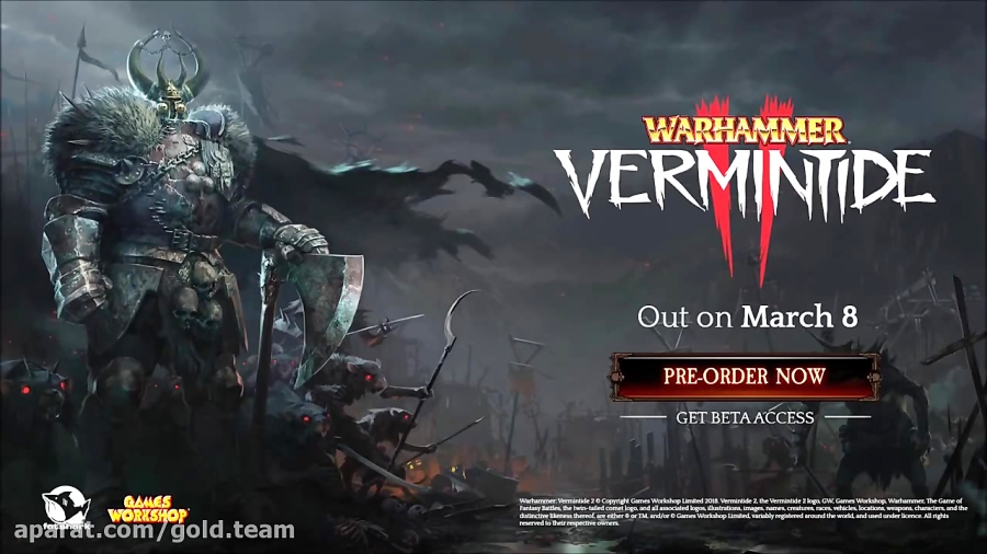 تریلر بازی Warhammer Vermintide 2   اموزش انلاین