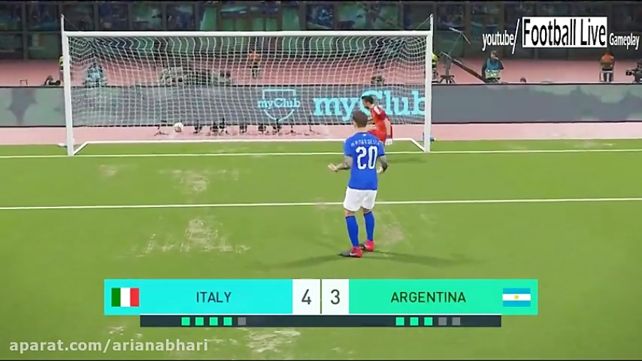PES 2018 - پنالتی ایتالیا و آرژانتین