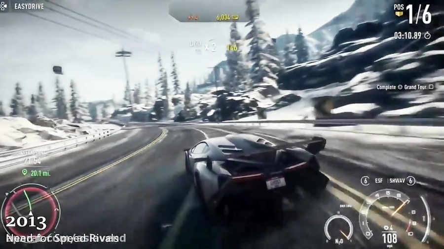 ویدئو زیبا از سیر تکامل بازی Need For Speed