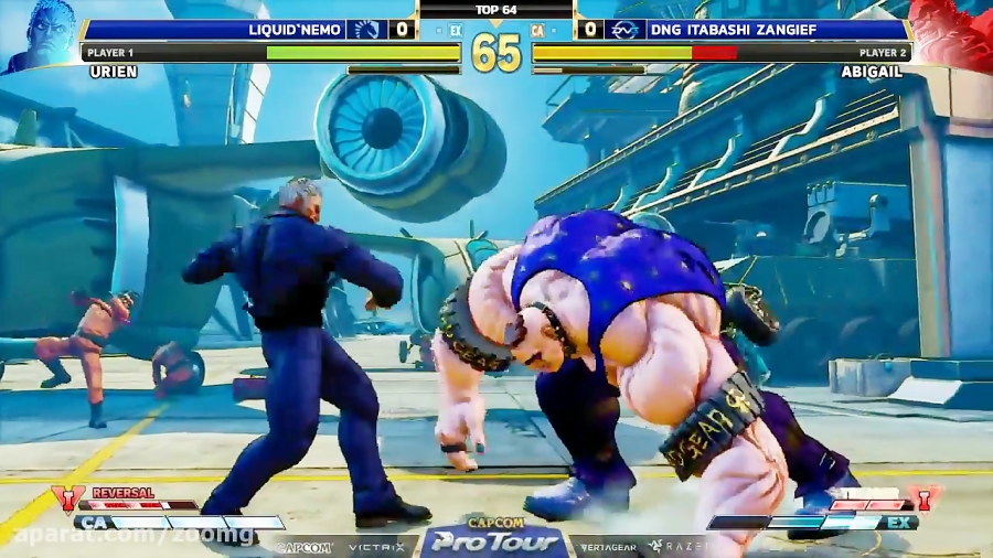 مسابقه Nemo با Itabashi Zangief در Capcom Pro Tour 2018