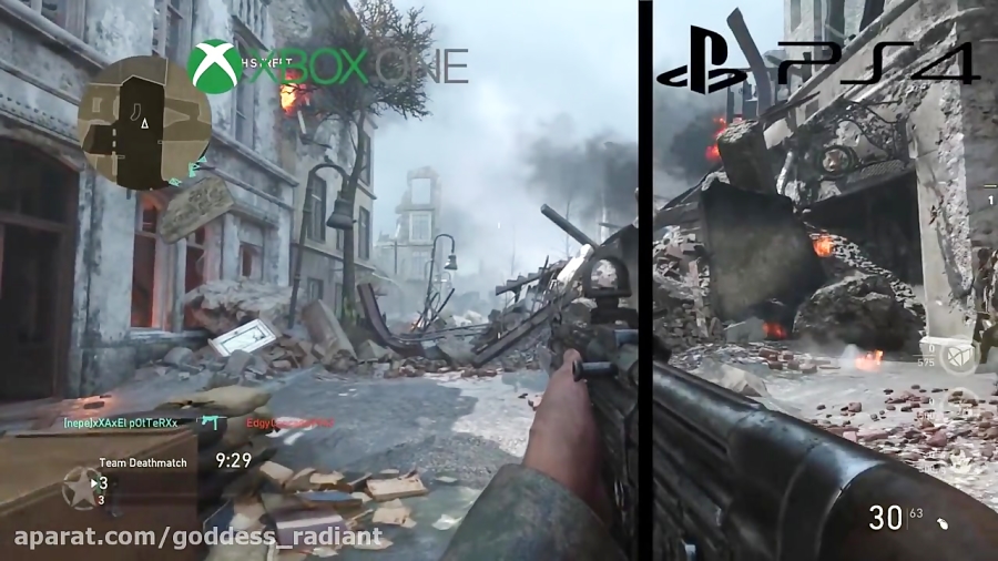 CALL OF DUTY WWII - PLAYSTATION 4 vs XBOX ONE