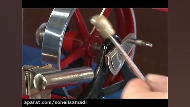 How to Use a Wilesco Oscillating Steam Engines زمان271ثانیه