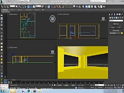 آموزش مدلسازی معماری داخلی در 3dmax - پارت اول