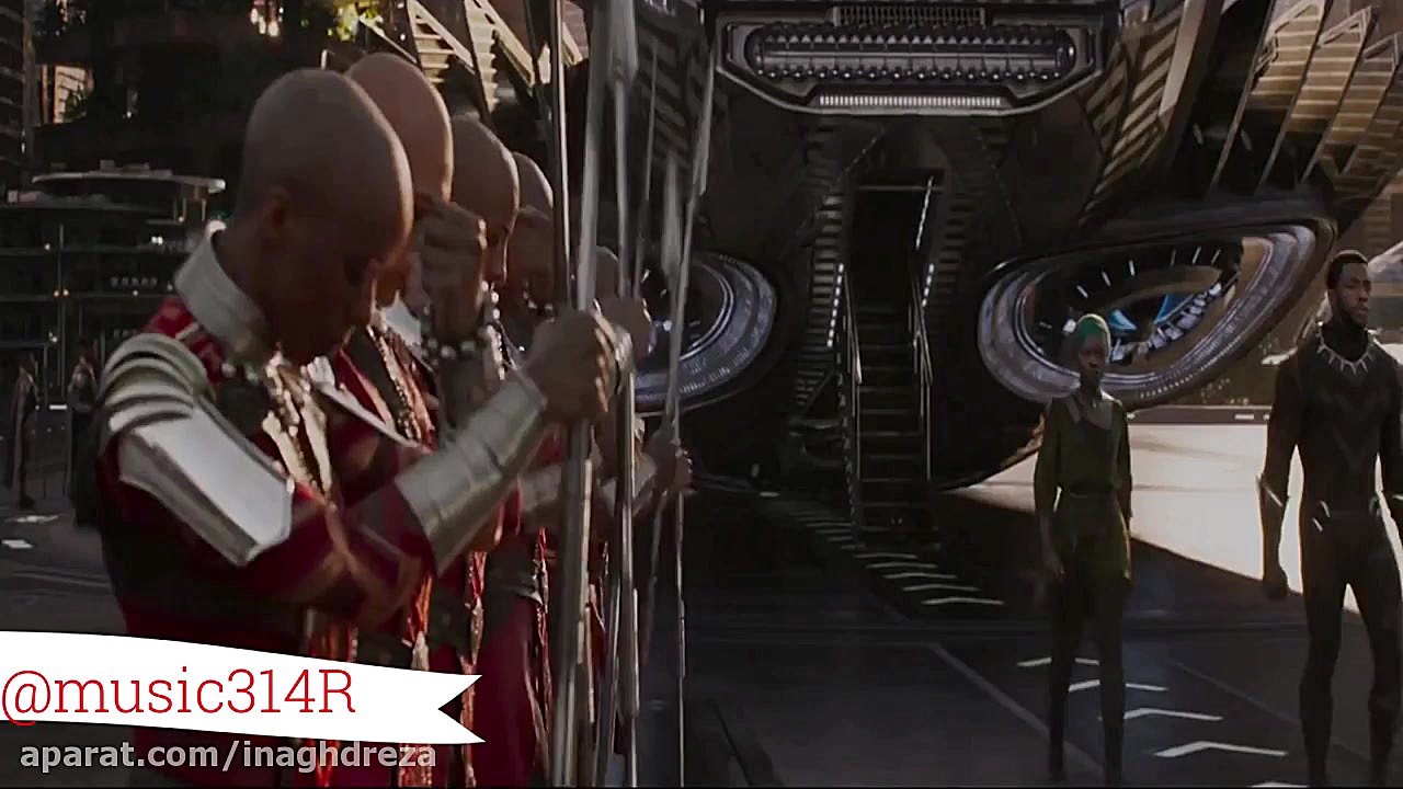 موسیقی بیکلام زیبای فیلم Black Panther 2018(پلنگ سیاه) زمان114ثانیه
