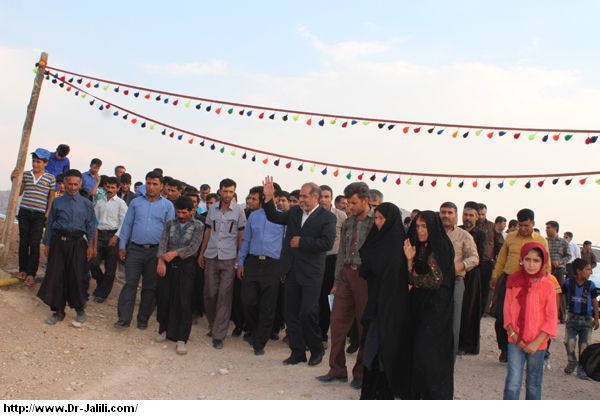 دیداردکترجلیلی با اهالی روستاهای بخش آبژدان (شهرک شهید اسدپور)