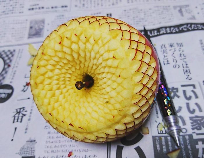 سبزی آرائی و میوه آرائی هنرمند ژاپنی Gaku