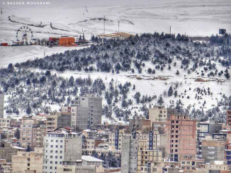 برف شهر ارومیه