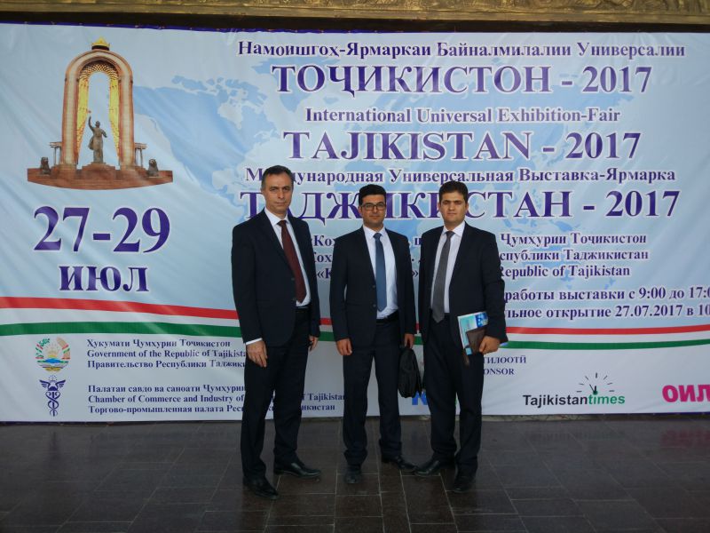 نمایشگاه بین المللی تاجیکستان، شهر دوشنبه، 27 الی 29 جولای 2017