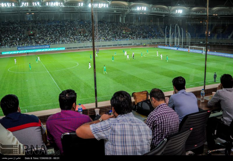 افتتاح ورزشگاه مدرن مشهد با بازی دو تیم منتخب مشهد و کربلا