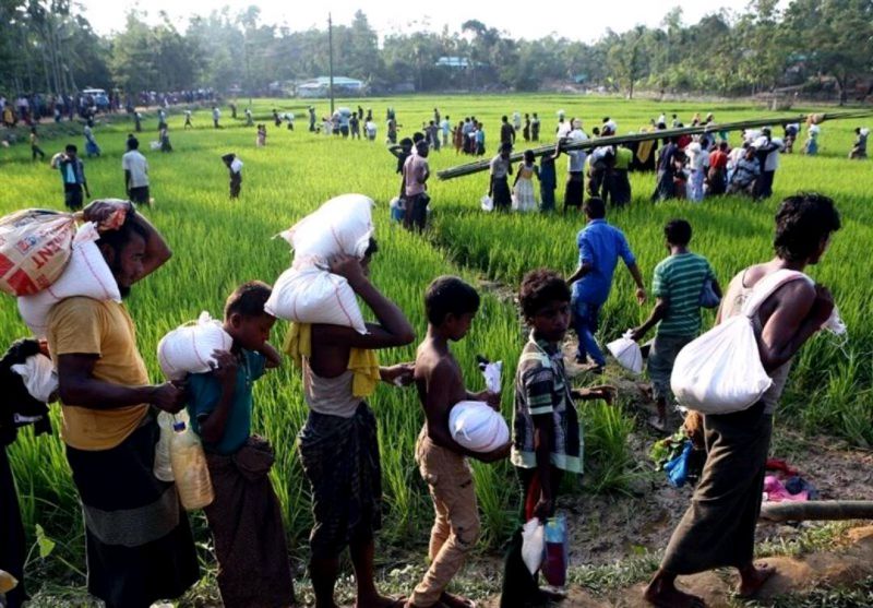  کمکهای #ایران در میان مسلمانان #میانمار توزیع شد 

 