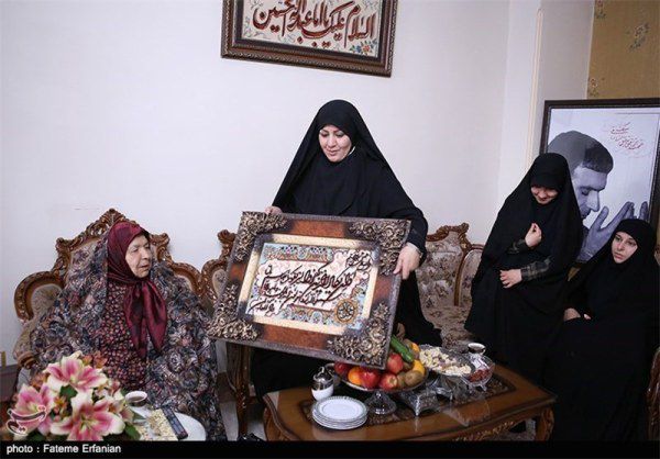 مادر شهید حسن طهرانی مقدم