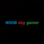 NOOB dog gamer
